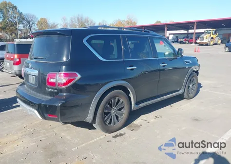 2018 Nissan Armada Platinum z USA, uszkodzony, nr VIN JN8AY2NF3JX300344